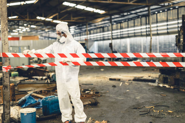 Professional Unattended Death Cleanup technician working in Pine Brook, NJ